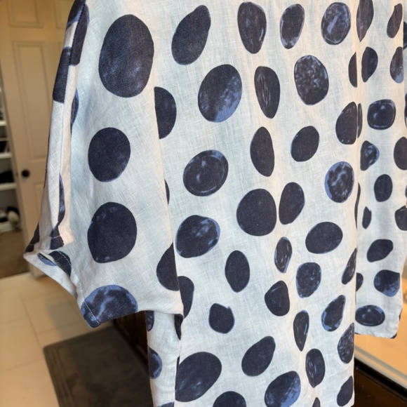 Charlie B blue polka dot top worn twice! - Picture 4 of 6